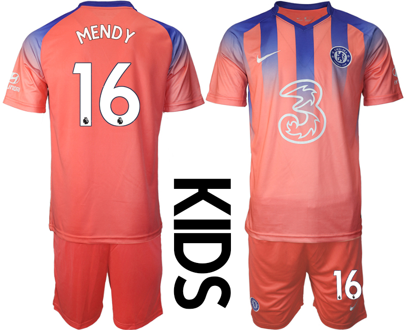 2021 Chelsea FC away Youth #16 soccer jerseys